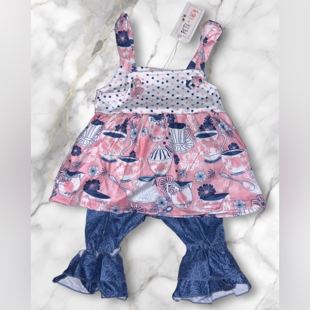 NWT. Sweet 2 Pc Vintage Tea Outfit